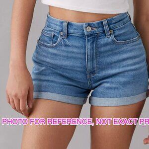 American Eagle Denim Stretch Mom Shorts